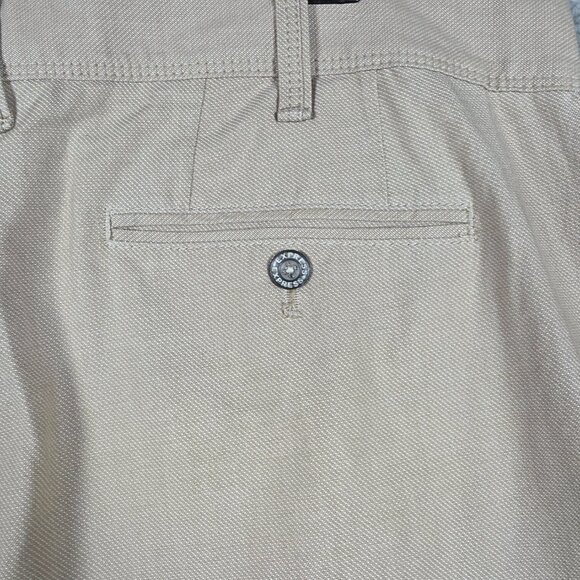 Express Pants Mens Size 34x30 Beige Khaki Slim Fit Finn Lightweight Canvas Chino - Picture 10 of 11